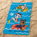 Serviette de bain et de plage Pat Patrouille Water