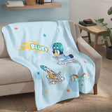 Plaid Polaire Bluey Trotinette