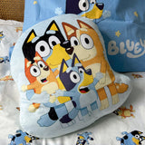 Coussin forme Bluey Family