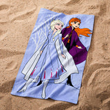 Serviette de bain et de plage Disney Home Frozen 2 Sisters