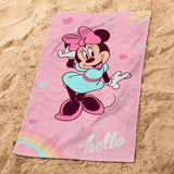 Serviette de bain et de plage Disney Home Minnie Hello