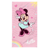 Serviette de bain et de plage Disney Home Minnie Hello