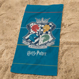 Serviette de bain et de plage Harry Potter WB Armoiries