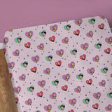 Drap Housse KPop Demon Hunters Heart 90x190/200cm - Bonnet 30cm