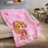 Plaid Cuddle Pat Patrouille Graffity