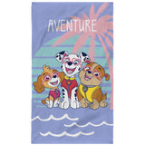 Serviette de bain et de plage Pat Patrouille Sunset