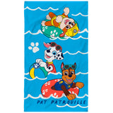 Serviette de bain et de plage Pat Patrouille Water