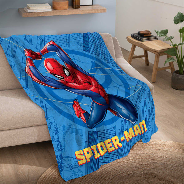 Plaid Cuddle Spiderman Home Action