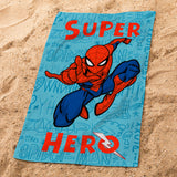 Serviette de bain et de plage Spiderman Home Sketches
