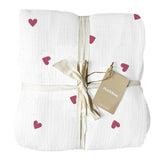 Parure de lit enfant Gaze de coton Coeur