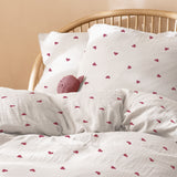 Parure de lit enfant Gaze de coton Coeur