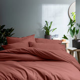 Lot de 2 Taies d'oreiller Coton Lavé Volant