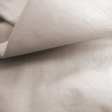 Lot de 2 Taies d'oreiller Coton Lavé Volant