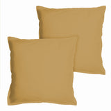 Lot de 2 Taies d'oreiller Coton Lavé Volant