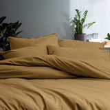 Lot de 2 Taies d'oreiller Coton Lavé Volant