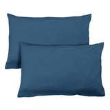 Lot de 2 Taies d'oreiller Gaze de coton