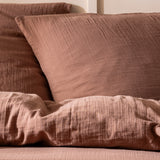 Lot de 2 Taies d'oreiller Gaze de coton