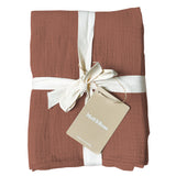 Lot de 2 Taies d'oreiller Gaze de coton