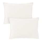 Lot de 2 Taies d'oreiller Lin Lavé