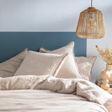 Lot de 2 Taies d'oreiller Lin Lavé