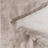 Lot de 2 Taies d'oreiller Lin Lavé