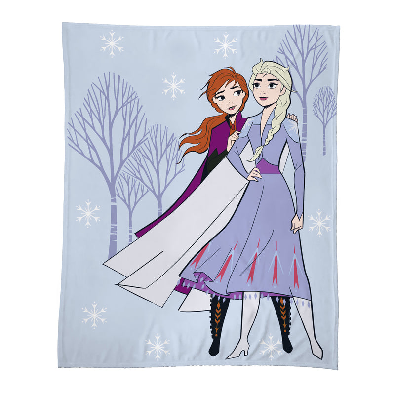 Plaid Disney Home Frozen 2 Sisters