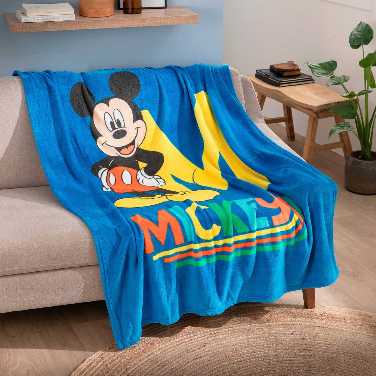 Dessus De Couette Appliqué Mickey Mouse – 42 X 53 Cm (finition à Faire)