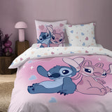 Parure de lit Disney Home Stitch Bisous