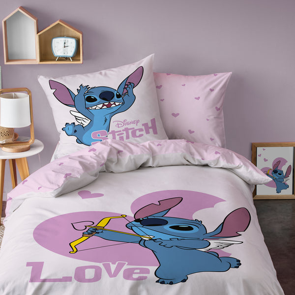 Parure de lit Disney Home Stitch Cupidon