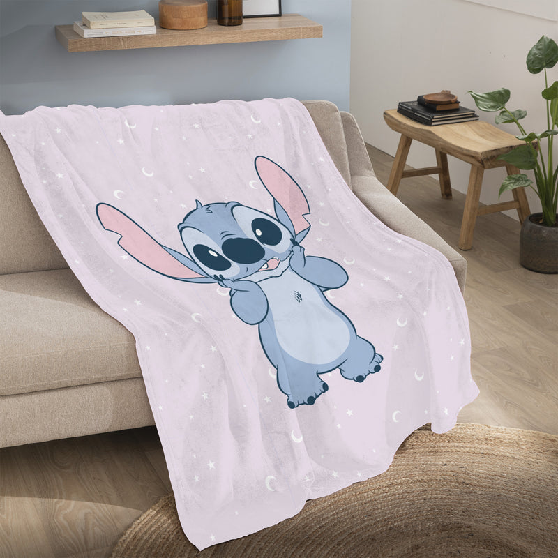Plaid Cuddle Disney Home Stitch Happy