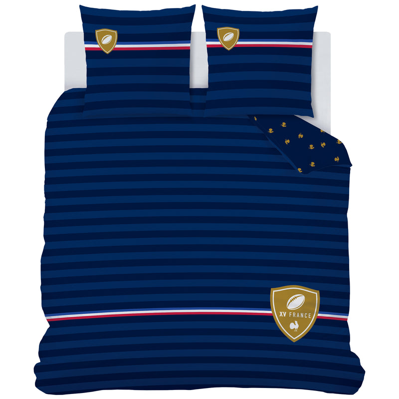 Parure de lit France Rugby Blason