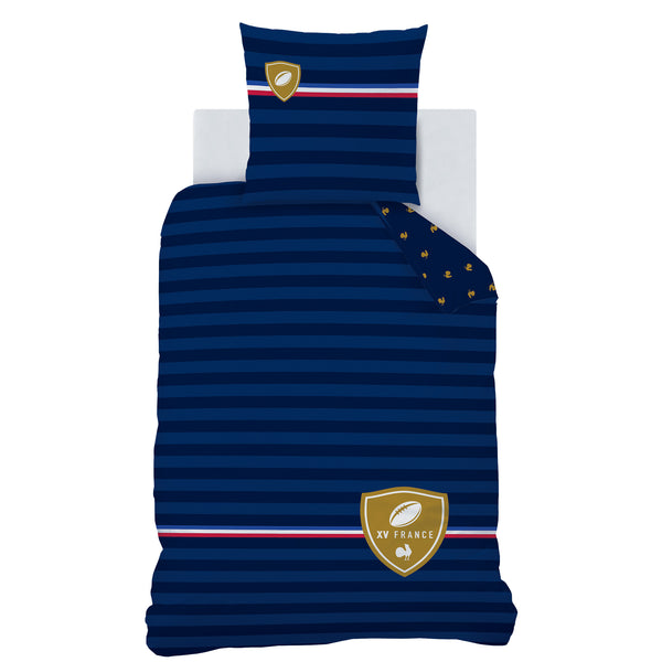 Parure de lit France Rugby Blason