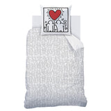 Parure de lit Keith Haring Red Love