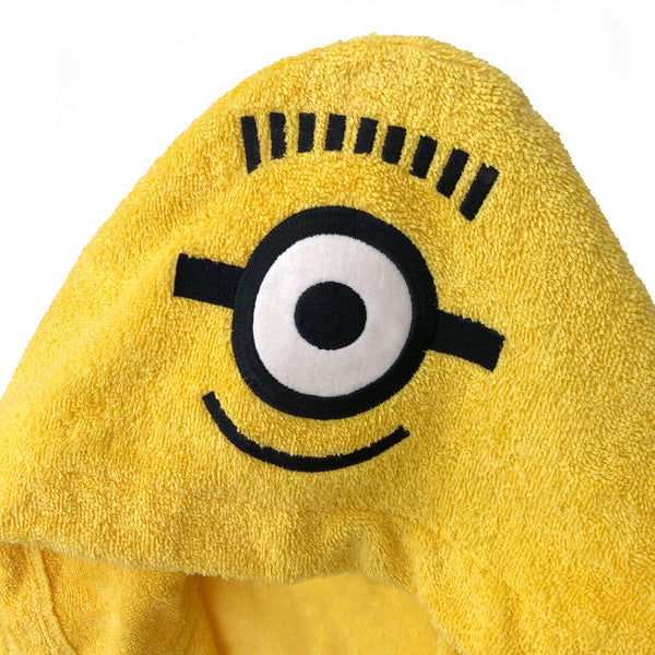 Peignoir enfant Les Minions Banana Capuche