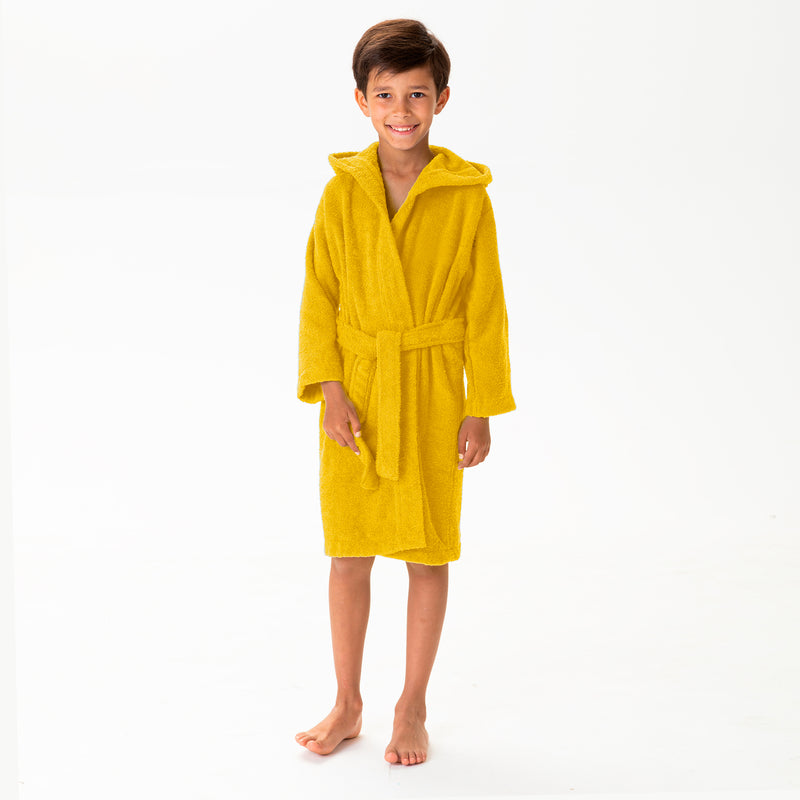 Peignoir enfant Les Minions Banana Capuche