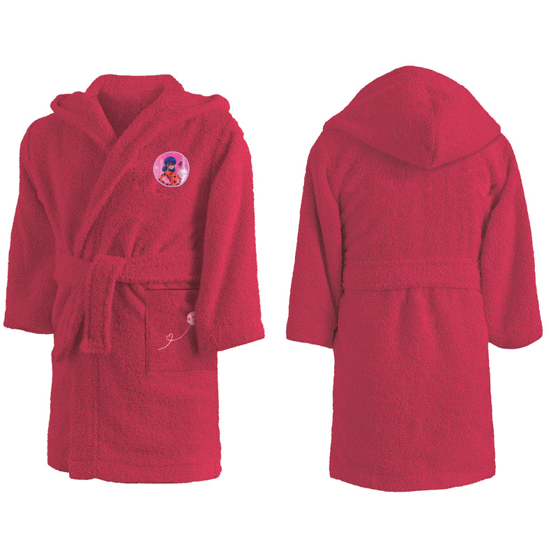 Peignoir enfant Miraculous Ladybug Sparkle Capuche