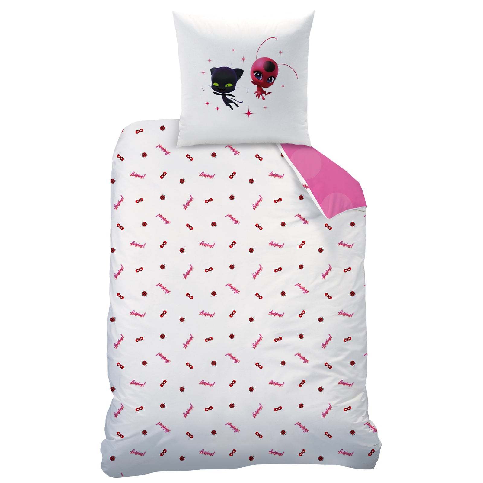 Serviette De Plage Miraculous Ladybug - 70x120cm - 100% Coton OEKO-TEX - Rouge