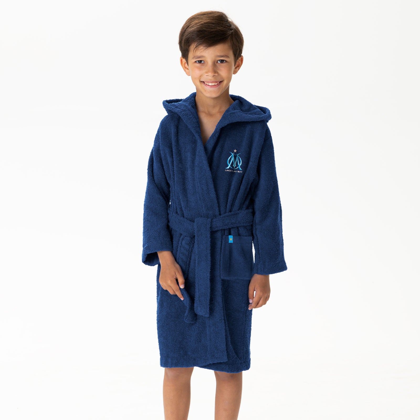 Peignoir éponge Capuche Pour Enfants Et Ados – Bambou & Coton, Tailles 9 à 16 Ans