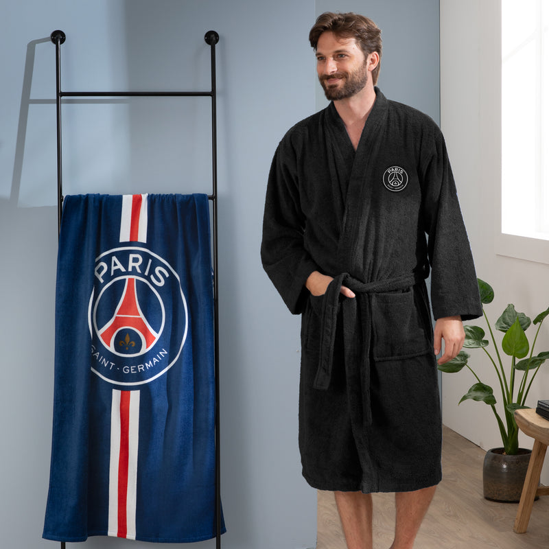 Peignoir adulte PSG Premium Col Kimono Omydream