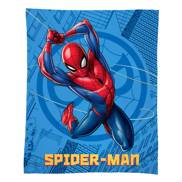 Plaid Cuddle Spiderman Home Action