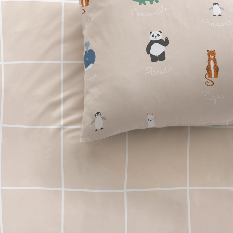 Parure de lit Animaux Du Monde