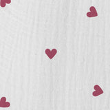 Parure de lit enfant Gaze de coton Coeur