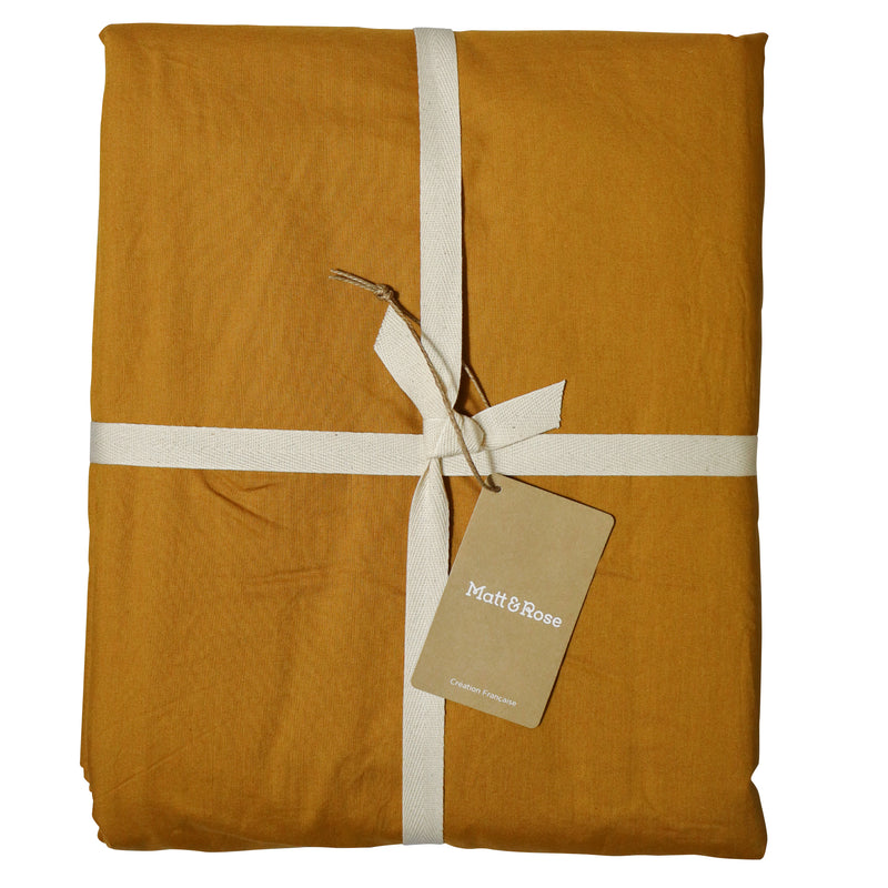 Drap housse Coton Lavé