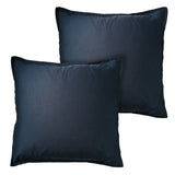 Lot de 2 Taie d'oreiller Coton Lavé Volant