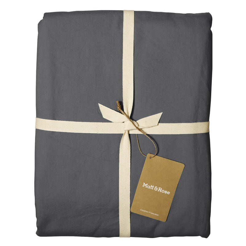 Drap housse Coton Lavé