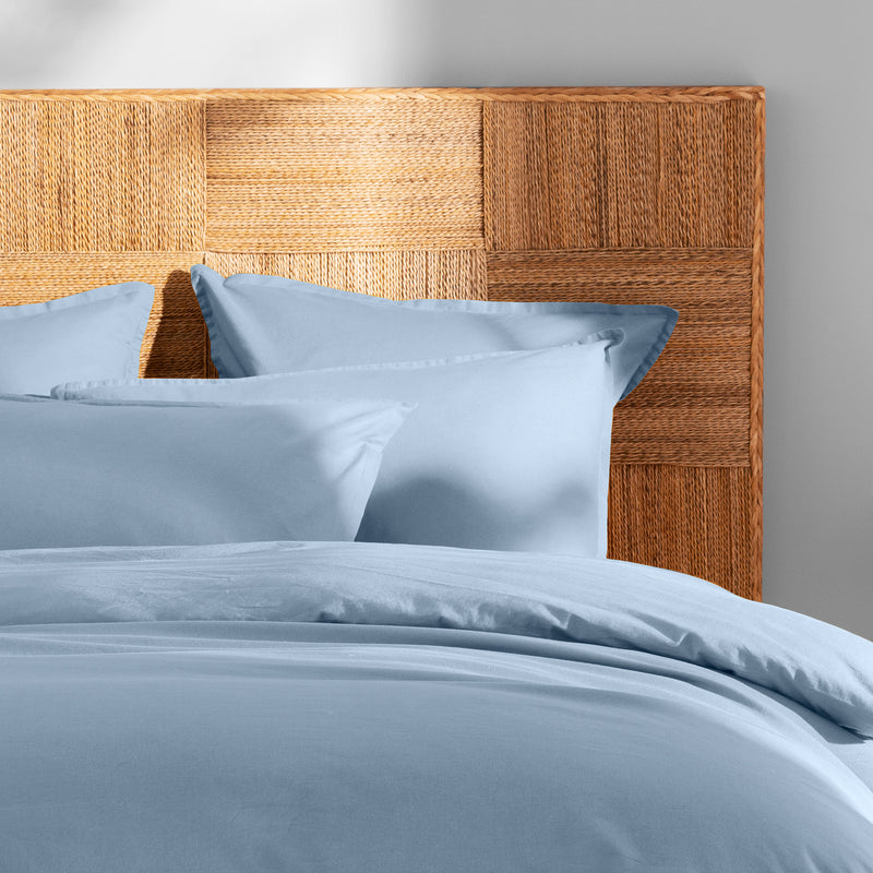 Parure de lit Coton Lavé Taie à Volant