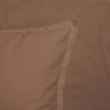 Lot de 2 Taies d'oreiller Coton Lavé Volant