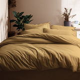 Parure de lit Coton Lavé Taie à Volant