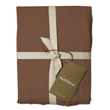 Lot de 2 Taies d'oreiller Coton Lavé à Franges