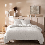 Parure de lit Gaze de coton Fleurettes